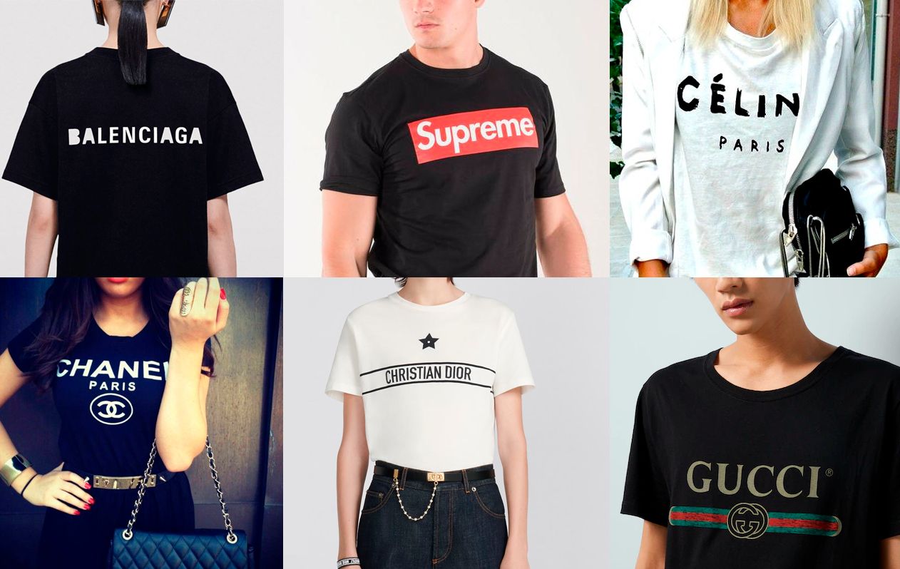 Las camisetas con logos de marca Historia de una tendencia con mucho Marketing y Branding de marca